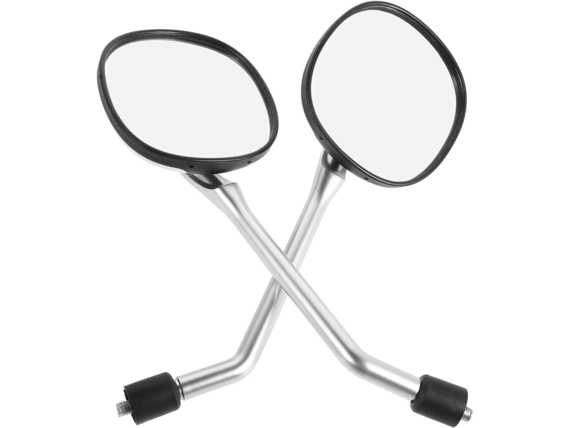 par de espejos retrovisores universales para manillar de bicicleta, adecuados para la seguridad.