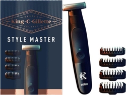 Recortadora de barba inalámbrica Gillette King Style Master de 4 peines King C Gillette