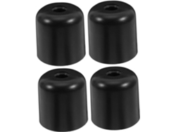 Patas Patas 4 Kit Muebles Cónicas Sofá Color Negro Ajuste