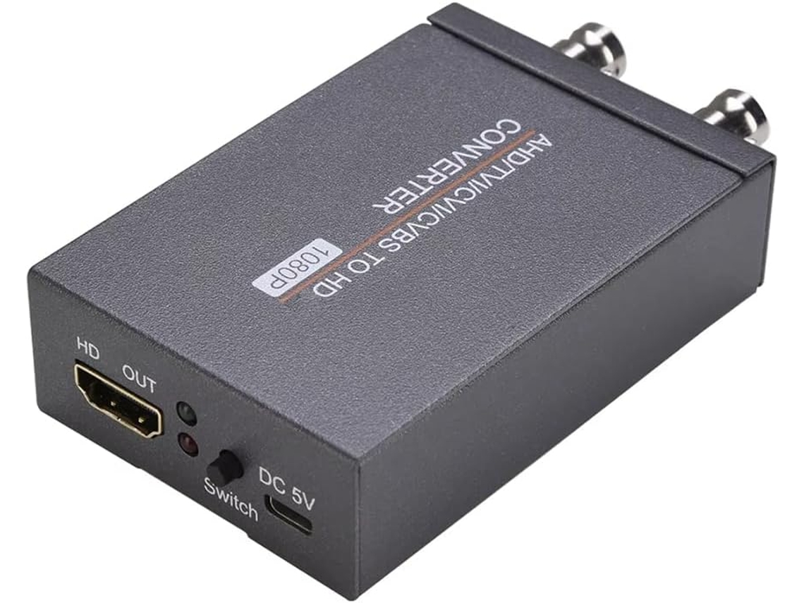Adaptador Compatible Con Ahd/tvi/cvi/cvbs A Convertidor De Señal