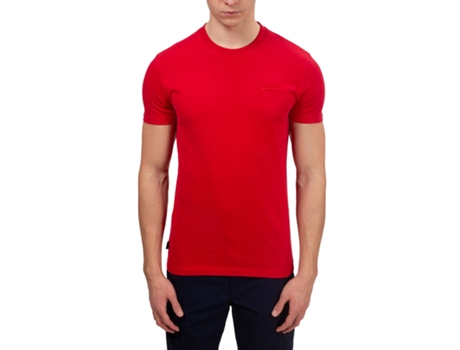 Camiseta Ultrafina de Hombre SUPERDRY Rosa (2XL)
