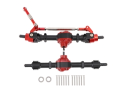 Conjunto De Ejes Delantero Y Trasero De Metal Para Coches Rc 1/12 D90 D91 D96 D99s Mn90 Mn96 Mn99 Mn99s Fj45 Negro