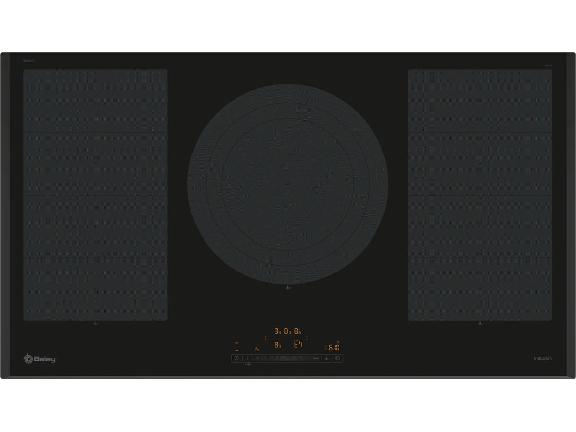 Placa de Inducción BALAY 3EB999LH (Eléctrica - 90 cm - Negro)