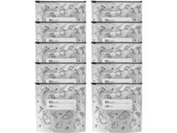 Paquete Cremallera Bolsas Reutilizables Genéricas
