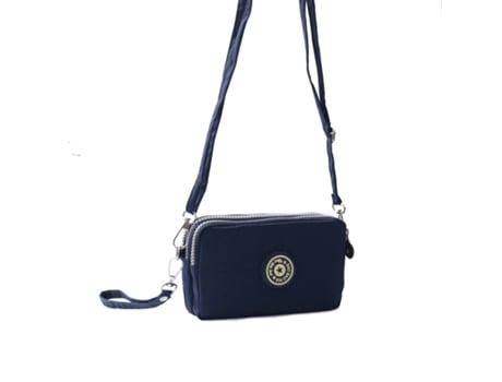 Bolsa de telefone crossbody para smartphones de até 6,3 polegadas Azul