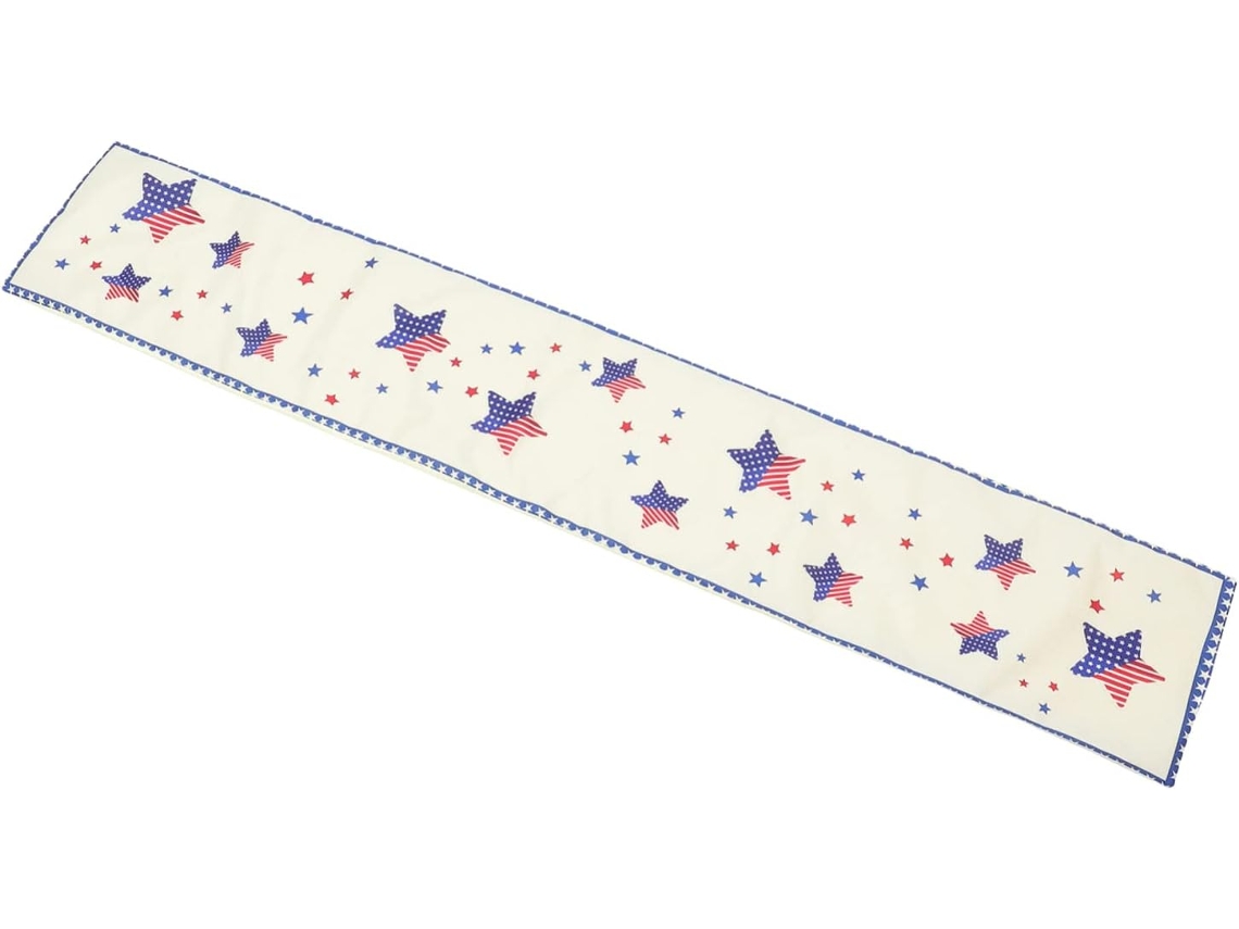 Juego De 3 Caminos De Mesa Para El Día De La Independencia, Decoración De Arpillera, Mantel Individual.