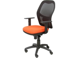 Silla de Escritorio Operativa PYC Jorquera Naranja N (Brazos Ajustables - Malla)