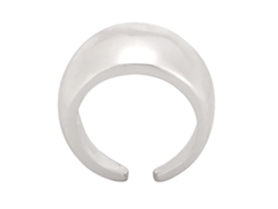 Anillo Abierto Unisex, Ligero, Estilo Moderno, Regalo De Cumpleaños, Bola Redonda, Plata.