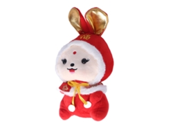 Boneco De Pelúcia De Coelho Do Ano Novo Cute Soft 7.9pol Presente Decoração Infantil Adulto