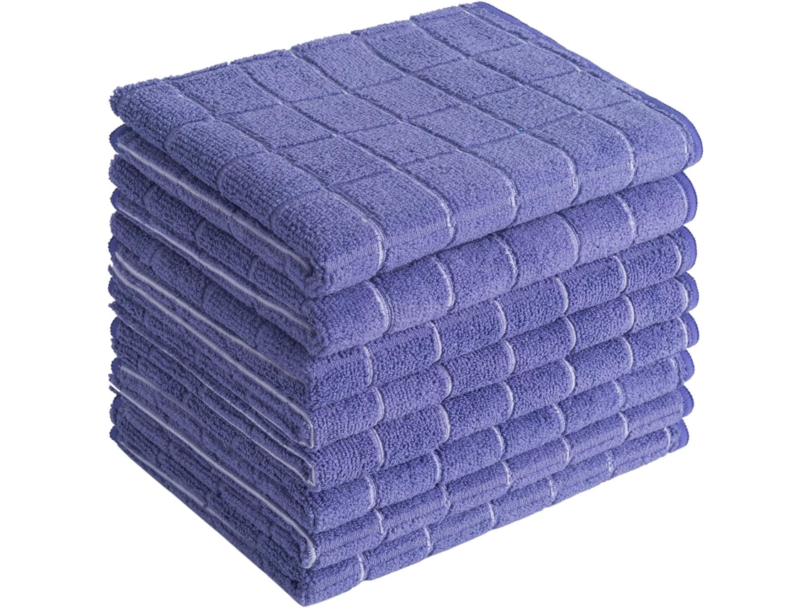 Paños De Cocina De Microfibra Toallas De Cocina Suaves, Súper Absorbentes Y Sin Pelusa, Paquete De 8, 26 X 18 Pulgadas
