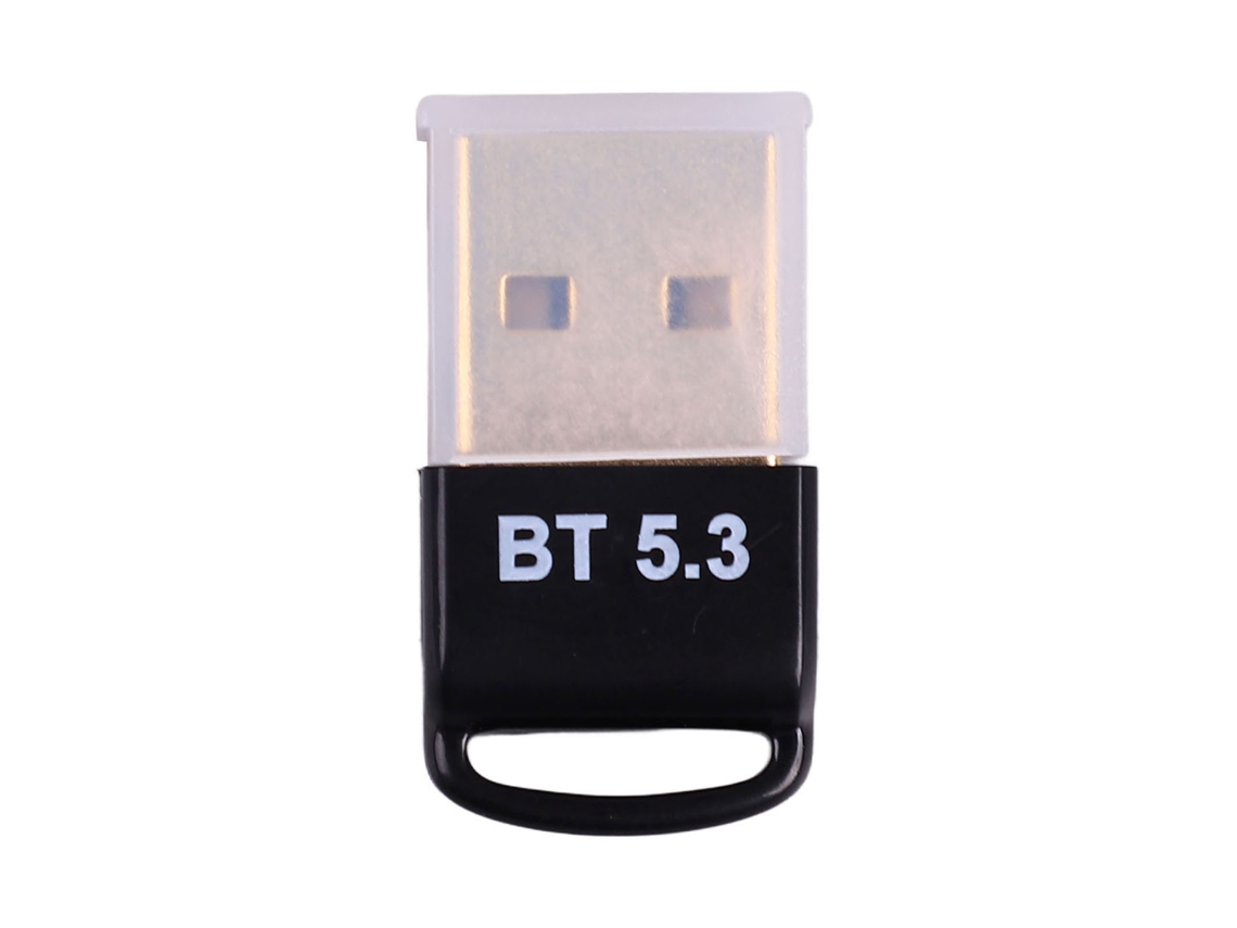 Adaptador Bluetooth Usb 5.3 Dongle Transmissor Receptor Plug Prateado Ouro Sem Atraso Para Pc Windows 8.1 10 11