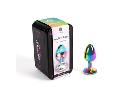 Plug Anal de Metal Rainbow Talla S SECRET PLAY