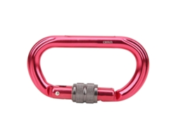 2026-engranaje De Seguridad De Escalada Exterior Rojo De Aluminio 25kn Clavija O Con Cierre Para Escalada Deportiva