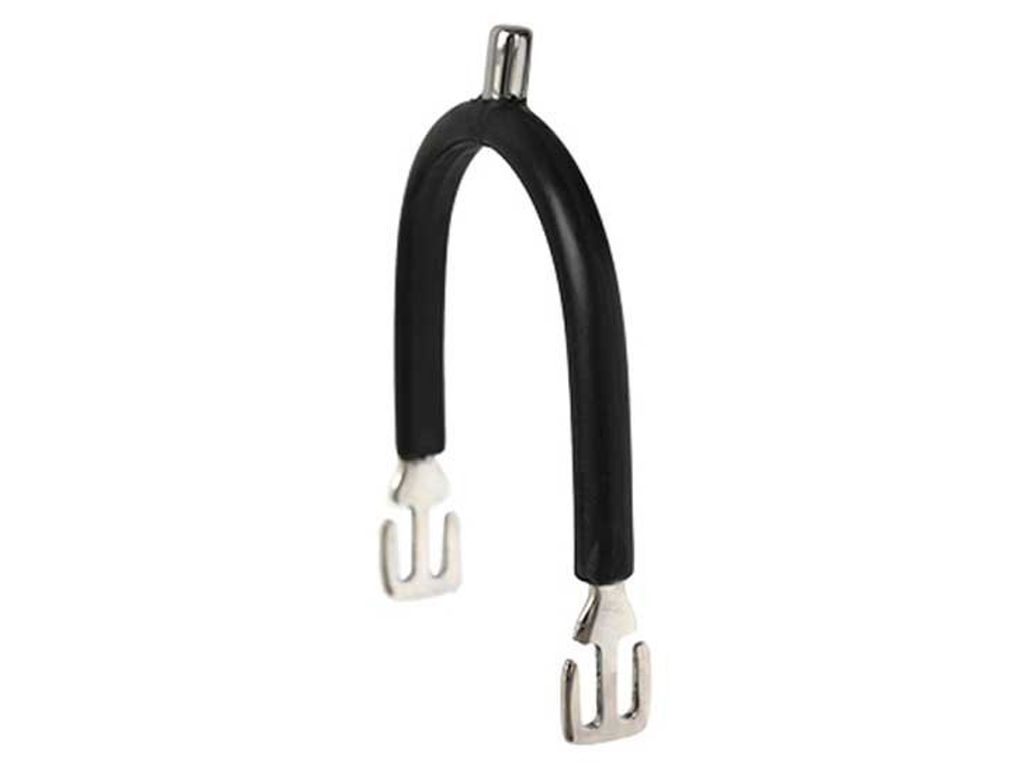 Inglês Ponta Reta de Aço Inoxidável/Borracha Sem Esporas Rowel Unisex Prateado 15 Mmsefton