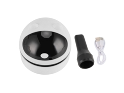 Mini Aspiradora De Escritorio Portátil Recargable Para Teclado, Ordenador Y Piano - Blanca