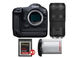 Canon Eos R3 + Rf 100-400mm F/5.6-8 Is Usm + 3 Sandisk 128gb Extreme Pro Cfexpress Type B + Canon Lp-e19 + Ebook Pricedirect