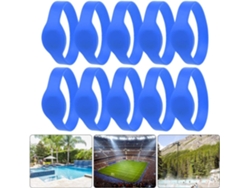 Pulsera De Silicona Con Tarjeta Ic Impermeable Para Sauna Y Piscina (10 Unidades), 13,56 Mhz, Contro