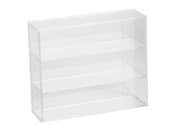 Estantería En Miniatura A Escala 1:12 Para Casa De Muñecas, Accesorio Decorativo De Plexiglás.