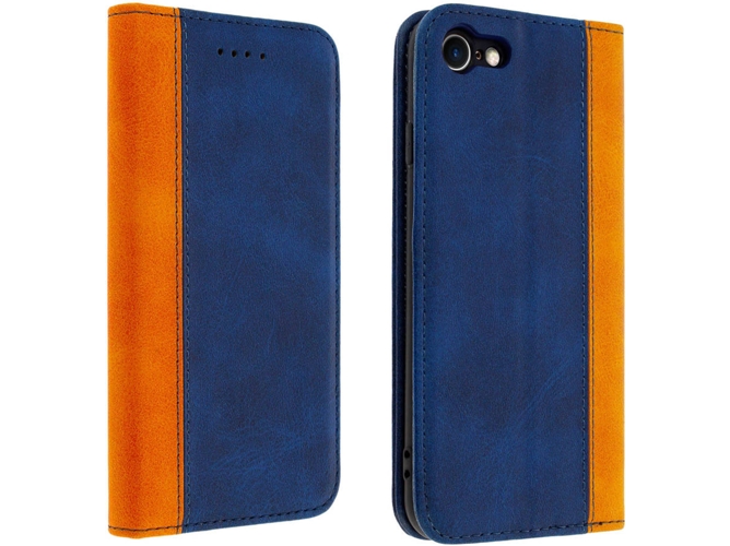 Funda iPhone 7, 8 AVIZAR Wallet Azul