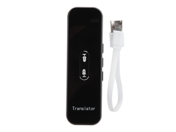 Tradutor Portátil Inteligente De Voz Bluetooth Para Viagem Negócios Aprendizagem Cinza Escuro