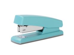 Grapadora De Escritorio Azul Claro Para Oficina Y Escuela Con Capacidad Para 20 Hojas.