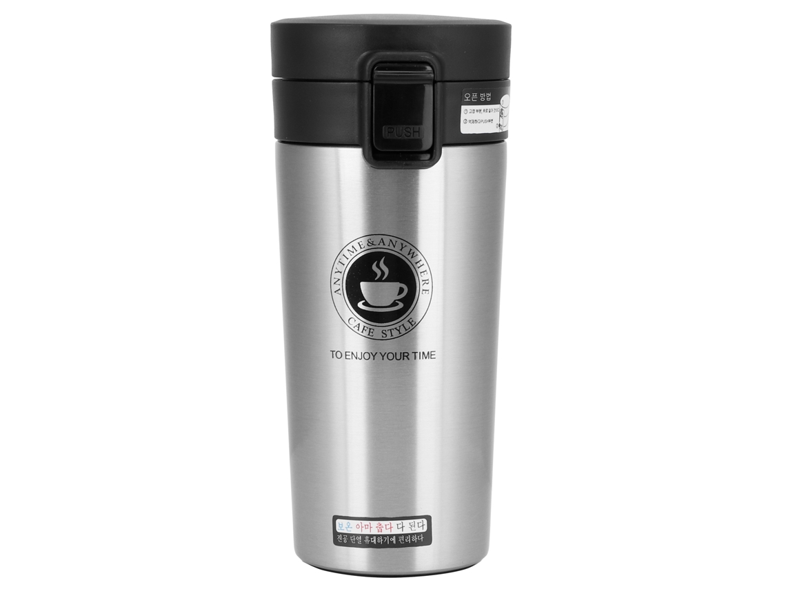 MEOIRUERY Taza de Café 380ml con Filtro, Vaso Térmico Portátil para Hogar, Oficina y Viaje