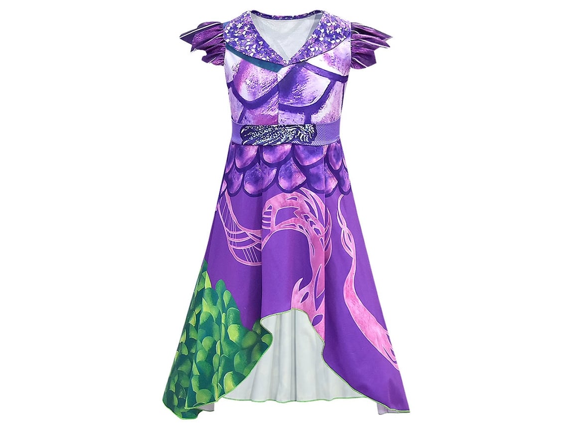 Fantasia de Dragão Malvado Rebe-vestido, Fantasia Musical Popular, Moda Halloween