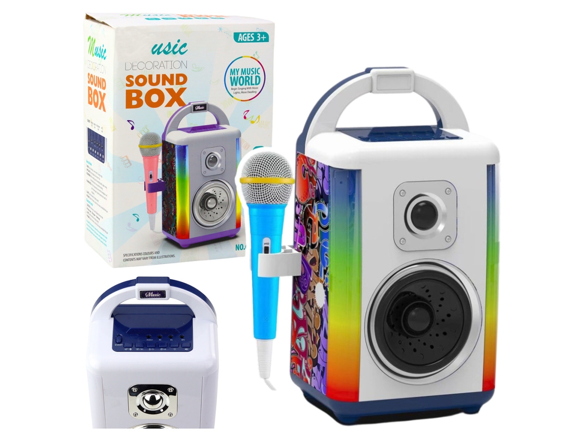 Kit de altavoces Música Micrófono Altavoz Bluetooth Grabación Mp3 Led B.active
