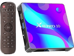 Box Smart TV CHRONUS X88PRO 727-XW10 (Android - 4K Ultra HD - 4 GB RAM - Wi-Fi)