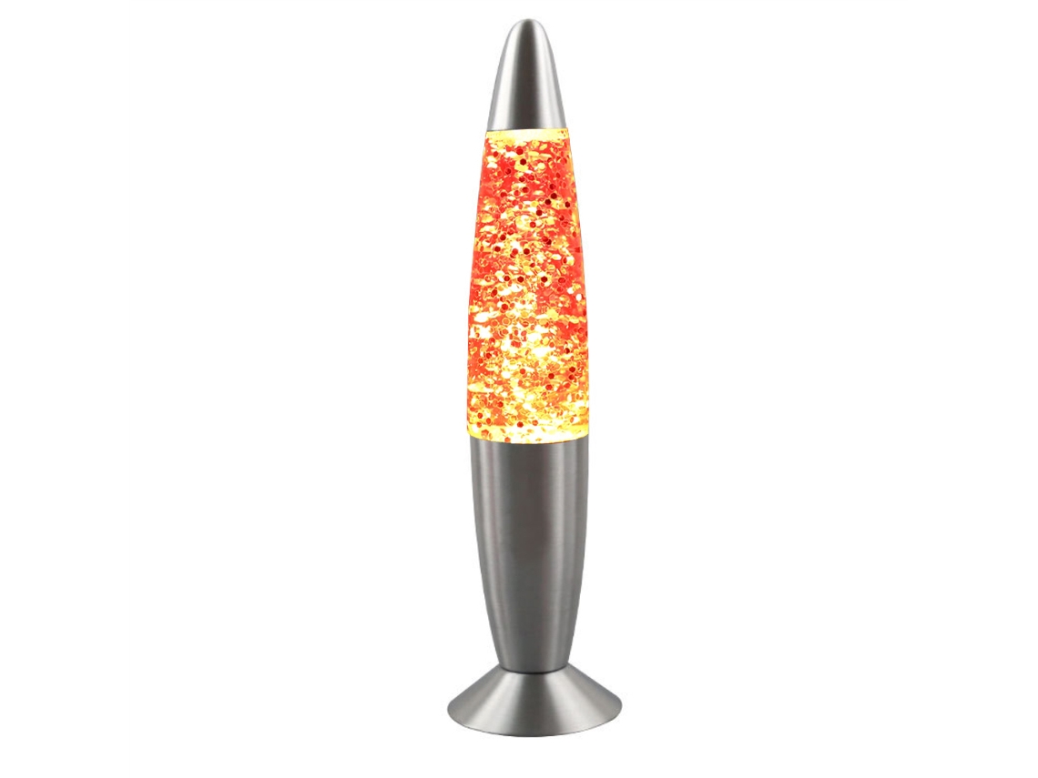 Lámpara De Cera De Lava Con Purpurina De 33 Cm, Luz Nocturna Para Sala De Estar Y Dormitorio.