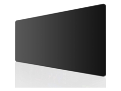 Alfombrilla De Ratón Grande Para Juegos Con Superficie De Microfibra Y Base Antideslizante, 80x30 Cm, Color Negro.