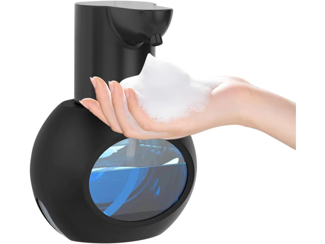 Dispensador automático de jabón líquido espumoso de 420 ml, 4 niveles ajustables con sensor para cocina Csyy