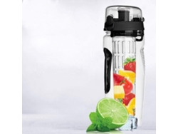 Garrafa De Água Com Recipiente Para Frutas 901 1000ml, Garrafa Com Infusor Para Esportes, Garrafa Tritan Sem Bpa Com Pega Design Anti Vazamento