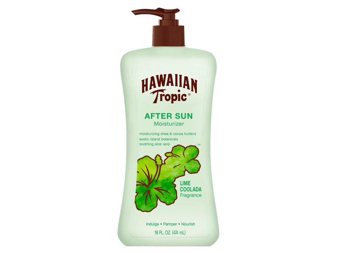 HAWAIIAN TROPIC Crema hidratante para después del sol con aroma a Lima Fría 474 ml