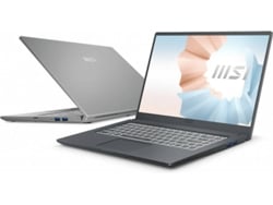 Portátil MSI Modern 15 A11SB-845ES (15.6'' - Intel Core i7-1195G7 - RAM: 16 GB - 1 TB SSD - NVIDIA GeForce MX450) — Windows 10 Home