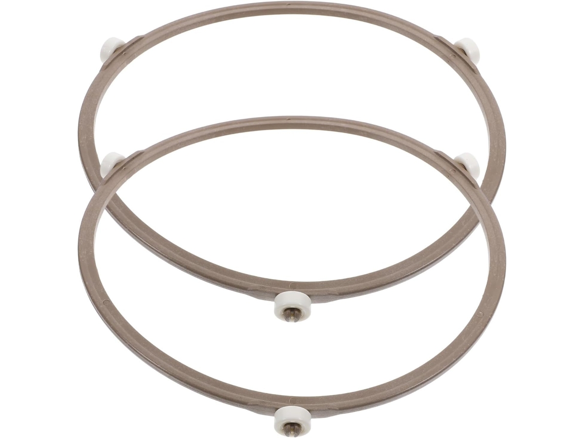 2 Piezas De Platos De Té Pp, Anillos De Soporte Giratorios Para Microondas De Cocina 18