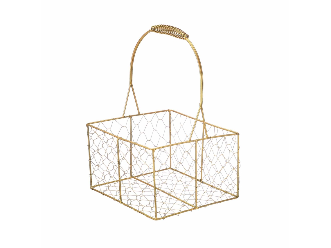 Cesta De Flores Decorativa De Hierro Forjado A Mano, Duradera Y Elegante, Ideal Para Arreglos Festivos, Bodas Y Eventos.
