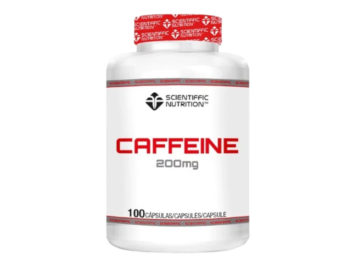 Cafeina 200 Mg 100 Cápsulas FITNESSZONE
