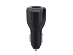 Cargador De Coche (salida Usb Dual, Iluminación Con Luz Led) Cargador De Coche De Carga Rápida 3.1a