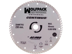 Disco Diamante 230 mm General Obra Continuo WOLFPACK LINEA PROFESIONAL