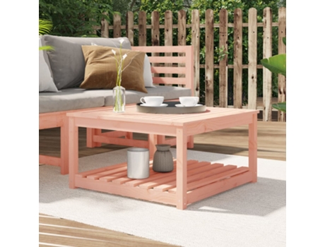 Mesa De Jardín VIDAXL Marrón Madera (82.5x82.5x45 cm)