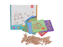 2026 Juego De Bloques Para Niños Con Tarjetas De Emparejamiento, Rompecabezas Y Montaje, Juguete Educativo