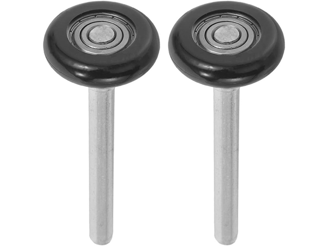 Juego De 2 Rodillos Silenciosos De Nailon Para Puertas Correderas.