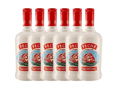 Licor YACHTING Yachting Whisky Peche (0.7 L - 6 unidades)