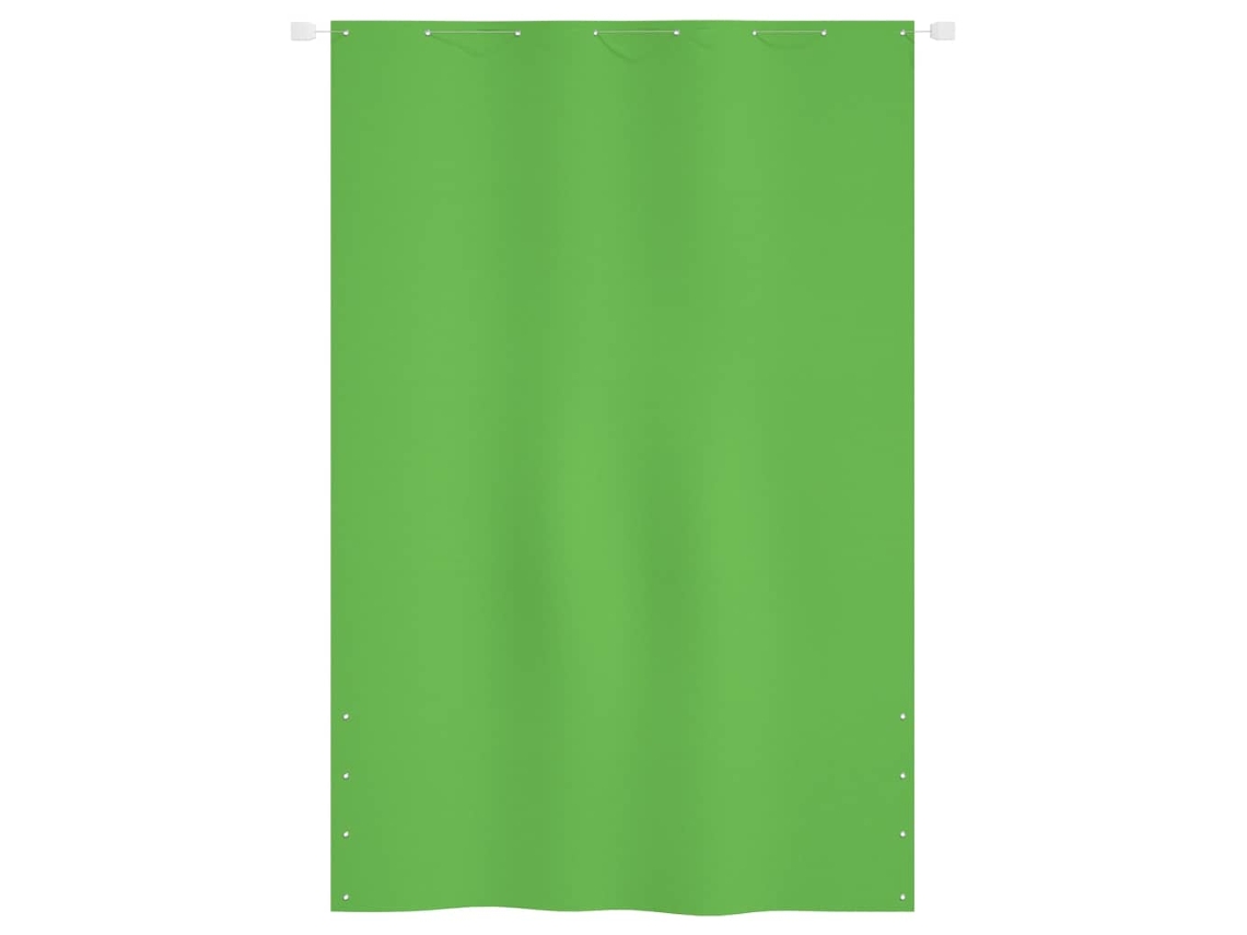 Maison Exclusive - Toldo Pantalla Para Balcón Tela Oxford Verde Claro 160x240 Cm