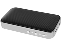 Altavoz inalámbrico portátil, subwoofer compacto con graves potentes, diseño de metal duradero, Idea Gokoco