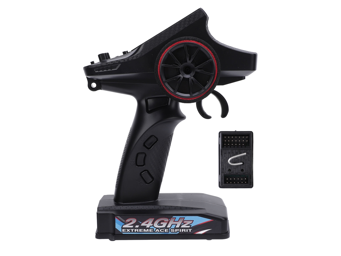 Transmisor Y Receptor Rc De 7 Canales Para Coches De Tracción Todoterreno Wltoys Hbx Control Remoto Portátil