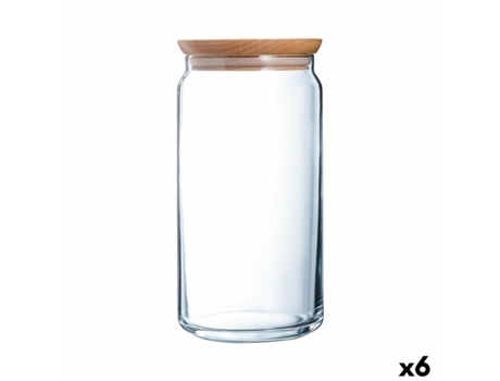 Tarro Luminarc Pav Transparente Vidrio (1,5 L) (6 Unidades)