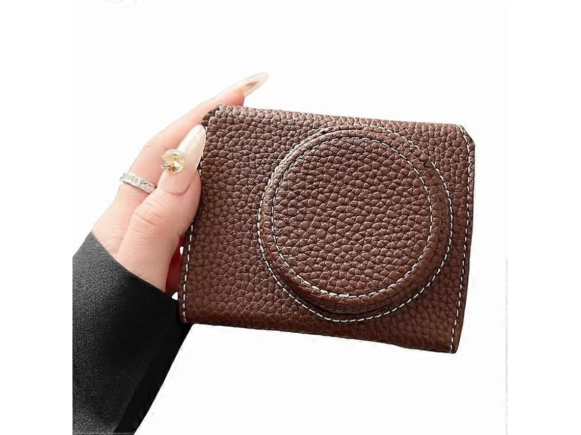Estuche de cuero compatible con Canon G7 X Mark II/III con acceso a la batería y cubierta protectora para la cámara Facpoet
