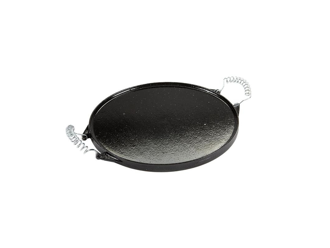 Plancha hierro fundido esmaltada redonda ø 32 cm.